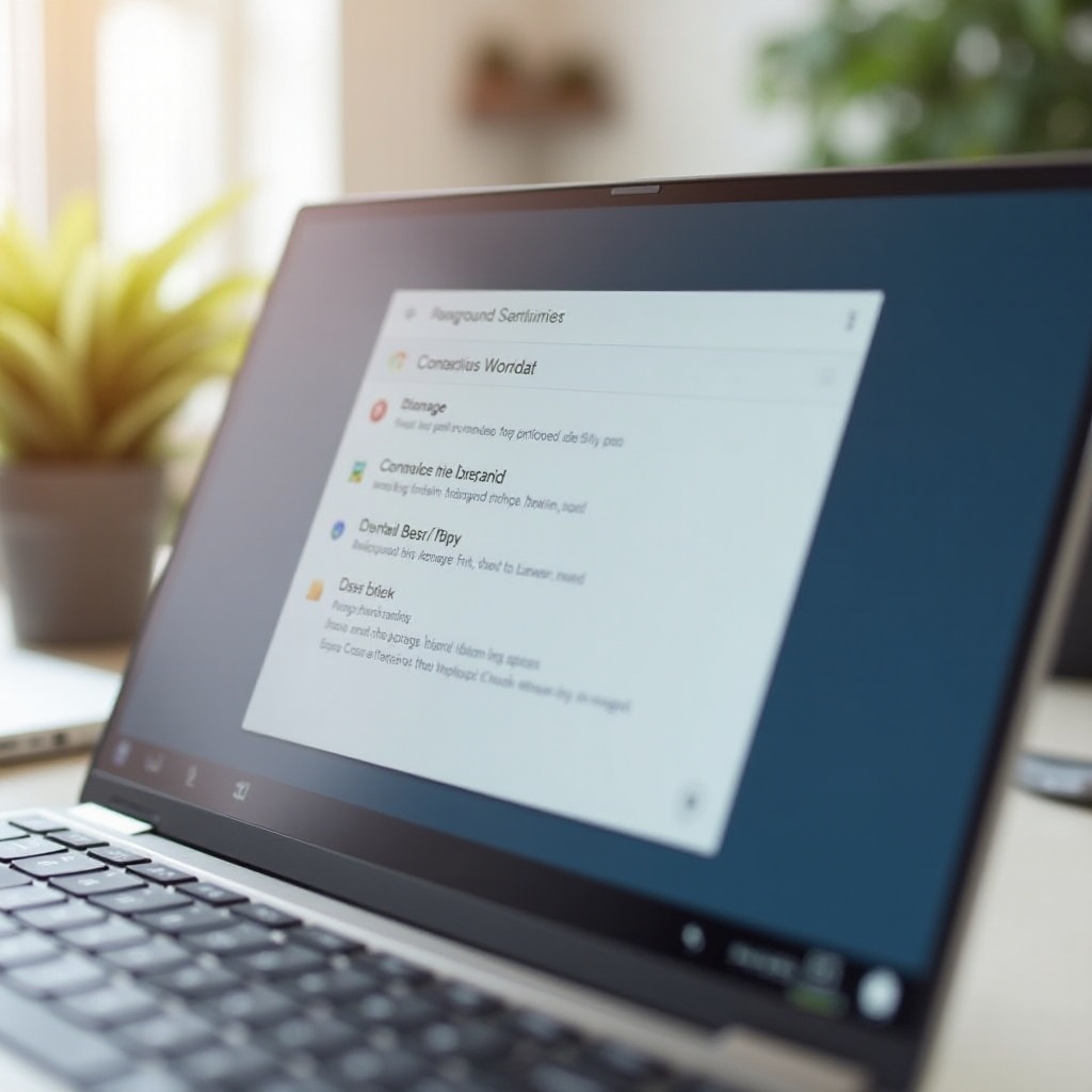 kung paano isara ang mga background na app magpakailanman sa Chromebook