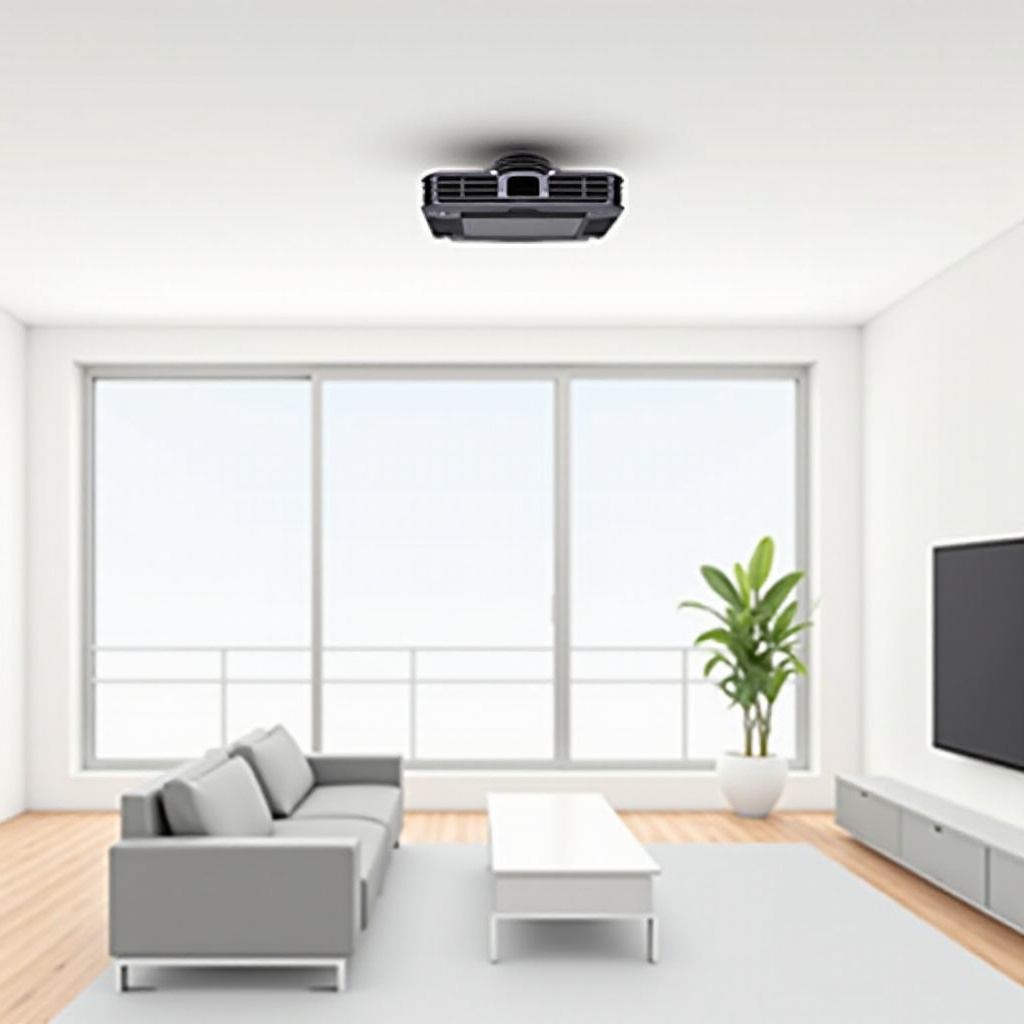 プロジェクターを天井に取り付ける（穴あけなし）