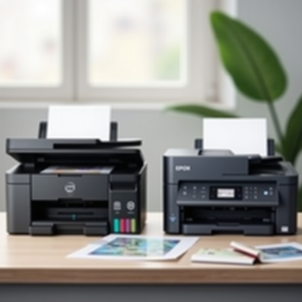 Canon vs Epson เครื่องพิมพ์แท็งก์หมึก