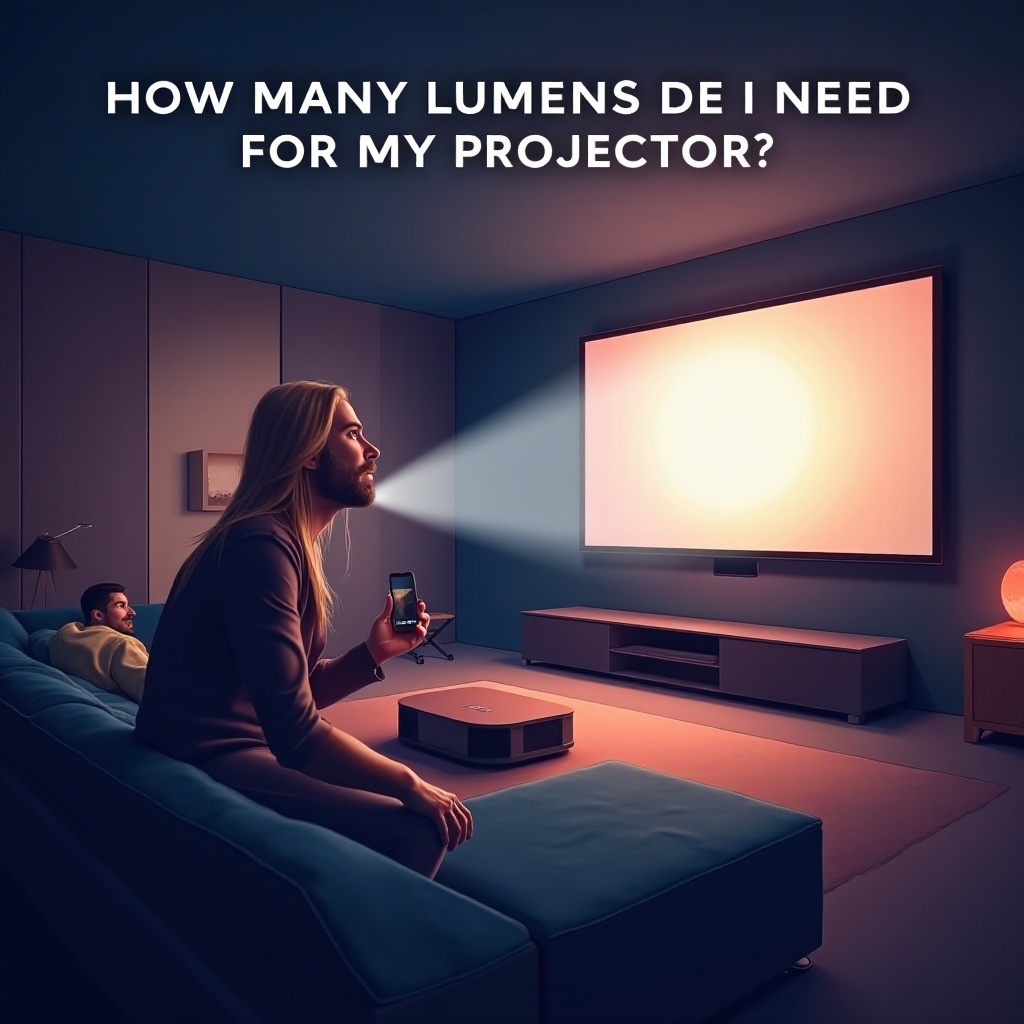 berapa banyak lumen yang saya perlukan proyektor