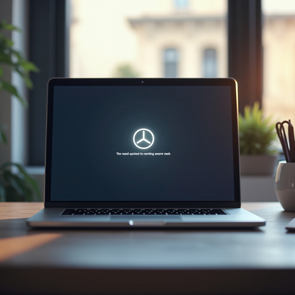 layar Anda sedang diamati MacBook