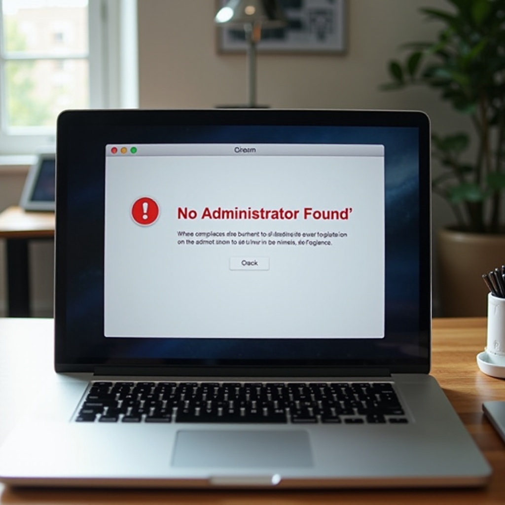 MacBook Pro tidak ditemukan administrator