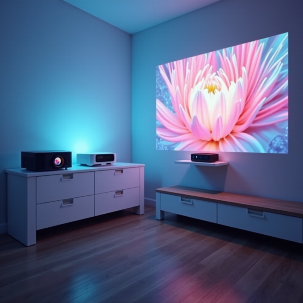 laser projector vs projector ng lampara