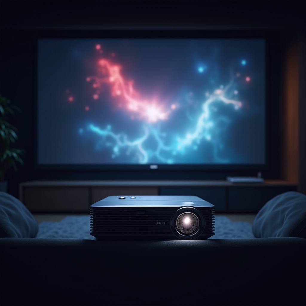 luksuryong projector na may kasamang mga built-in na speaker