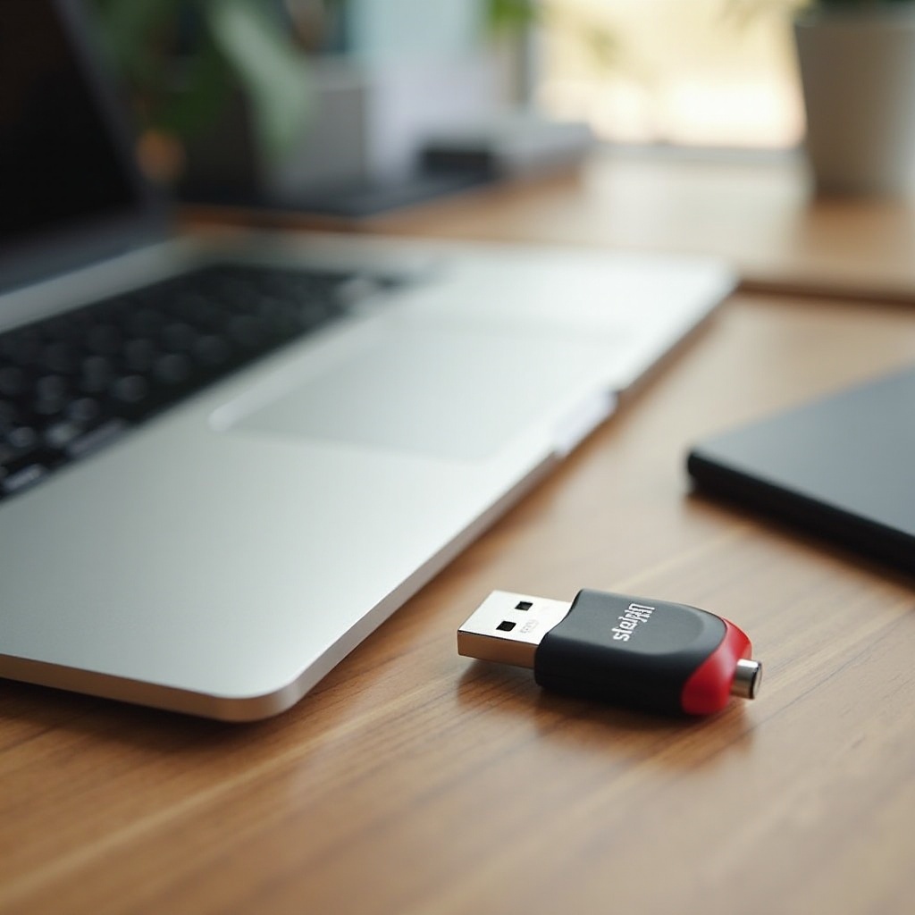 サンディスクフラッシュドライブをマックブックで初めて使用する