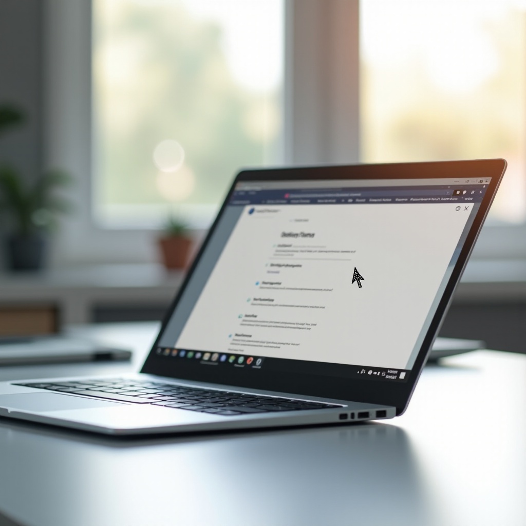 Chromebookでカーソルを大きくする方法